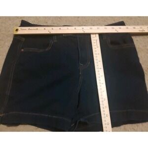 D JEANS Recycle Denim High Waist 5" Inseam Jean Shorts Repreve Stretch 10
